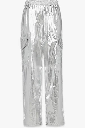 MCM Cargo Pants in Metallic Polyester