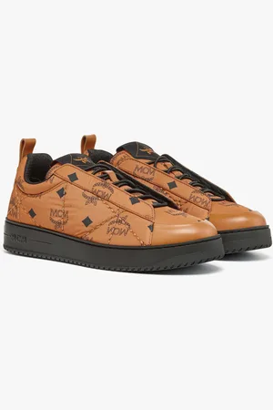 MCM Neo Terrain Lo Sneakers in Quilted Monogram Nylon