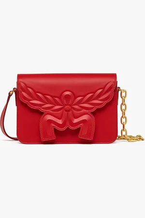MCM Himmel Laurel Crossbody in Calf Leather