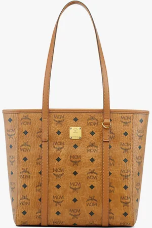 MCM Toni Top-Zip Shopper in Visetos
