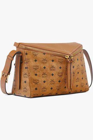 MCM Diamant 3D Shoulder Bag in Visetos Leather Mix