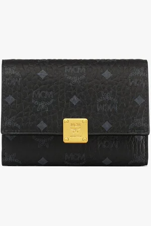 MCM Aren Trifold Wallet in Visetos