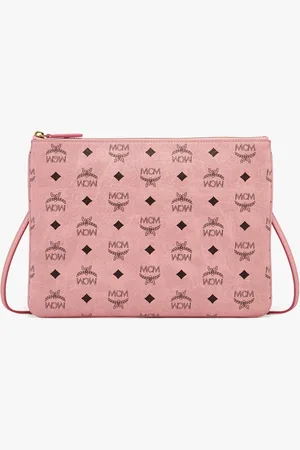 MCM Crossbody Pouch in Visetos Original