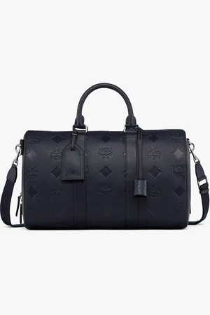 MCM Ottomar Weekender Bag in Maxi Monogram Leather