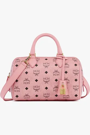 MCM Ella Boston Bag in Visetos