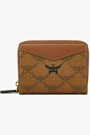 MCM Himmel Zip-Around Wallet in Lauretos