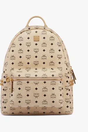 MCM Stark Side Studs Backpack in Visetos