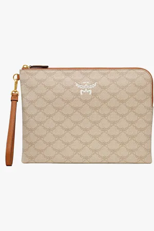 MCM Himmel Wristlet Zip Pouch in Lauretos