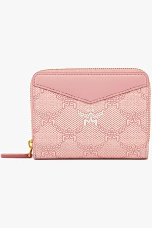MCM Himmel Zip-Around Wallet in Lauretos