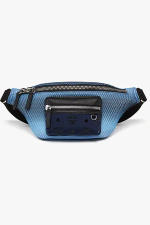 MCM Fursten Belt Bag in Gradation Mesh and Monogram Neoprene