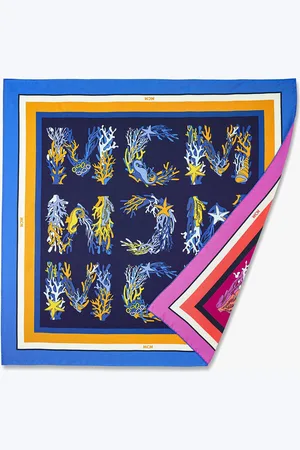 MCM Monogram Print Silk Scarf