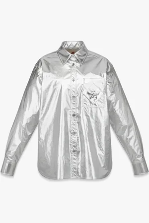 MCM Oversized Shirt in Metallic Polyester