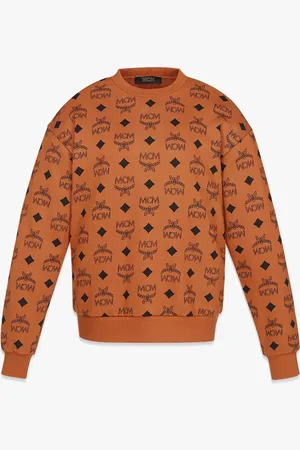 MCM Maxi Monogram Print Sweatshirt in Organic Cotton