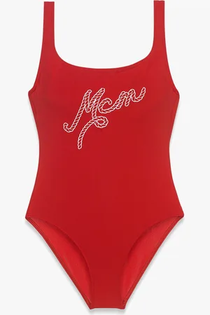 MCM Logo Print Swimsuit
