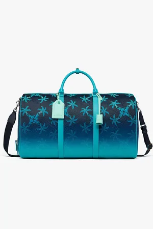 MCM Ottomar Weekender Bag in Gradation Palm Canvas
