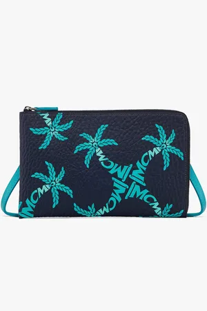 MCM Ottomar Travel Pouch in Palm Canvas