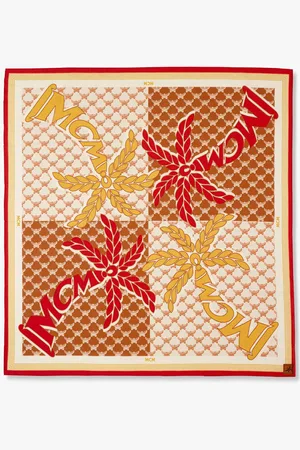 MCM Palm Monogram Bandana Scarf