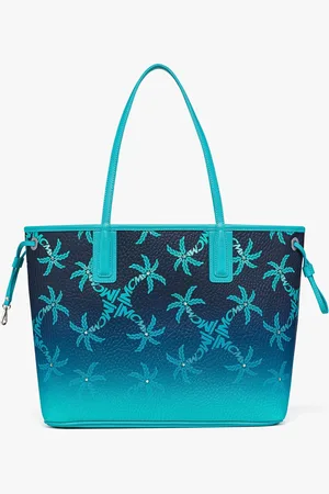 MCM Liz Shopper in Studded Palm Canvas
