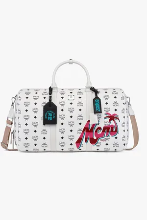 MCM X SNIPES Ottomar Weekender Bag in Visetos