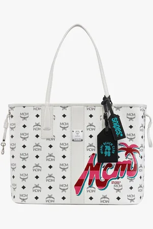 MCM X SNIPES Reversible Liz Shopper in Visetos
