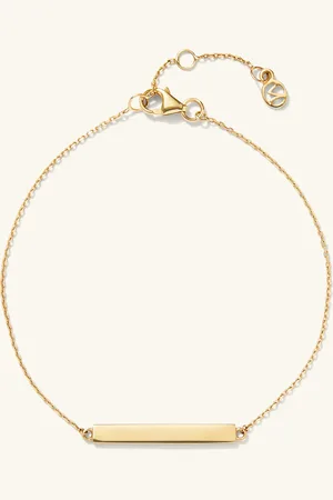 Mejuri Engravable Bar Bracelet