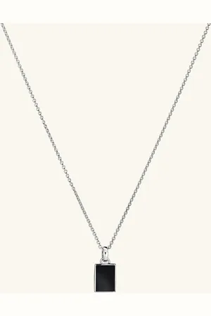 Mejuri Onyx Pendant Necklace