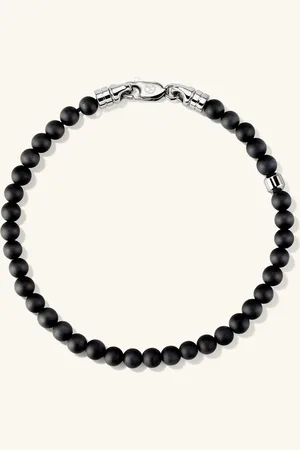 Mejuri 4mm Gemstone Beaded Bracelet