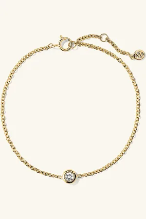 Mejuri Bezel Lab Grown Diamond Bracelet