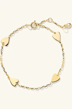 Mejuri Heart Station Bracelet