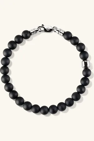 Mejuri 6mm Gemstone Beaded Bracelet