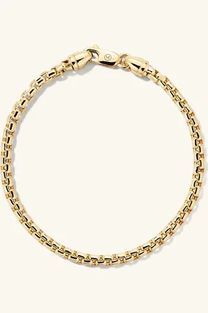Mejuri 3mm Round Box Chain Bracelet
