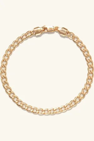Mejuri Flat Curb Chain Bracelet