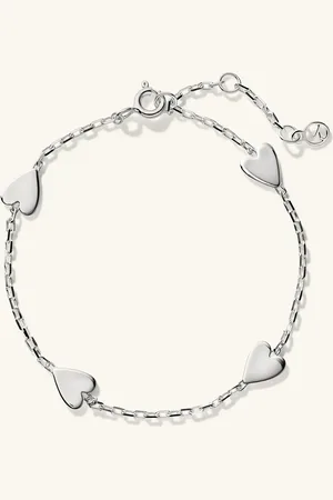 Mejuri Heart Station Bracelet