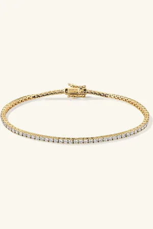 Mejuri Lab Grown Diamond Tennis Bracelet 1.8mm
