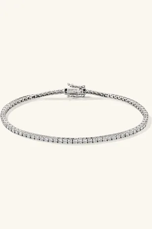 Mejuri Lab Grown Diamond Tennis Bracelet 1.8mm