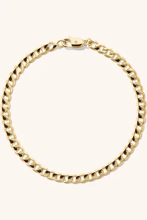 Mejuri Flat Curb Chain Bracelet