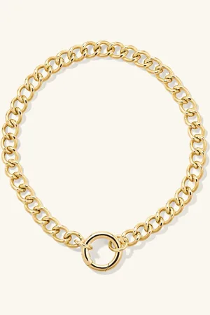 Mejuri Curb Chain Charm Bracelet
