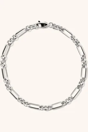 Mejuri Mini Paperclip Bracelet