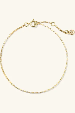 Mejuri Paper Chain Bracelet