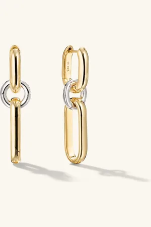Mejuri Mixed Convertible Link Earrings
