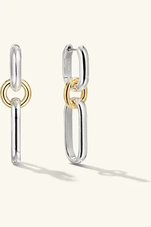 Mejuri Mixed Convertible Link Earrings