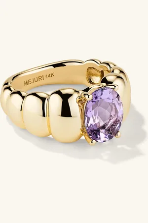 Mejuri Puffy Charlotte Gemstone Ring