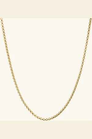 Mejuri 2.5mm Round Box Chain Necklace