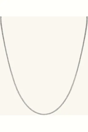 Mejuri Lab Grown Diamond Tennis Necklace 1.8mm