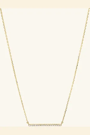 Mejuri Linear Diamond Necklace