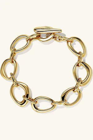 Mejuri Organic Dôme Ripple Chain Bracelet