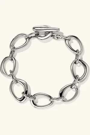 Mejuri Organic Dôme Ripple Chain Bracelet