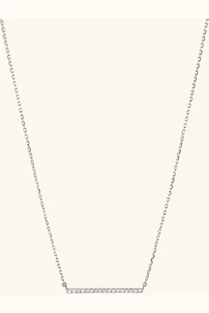 Mejuri Linear Diamond Necklace