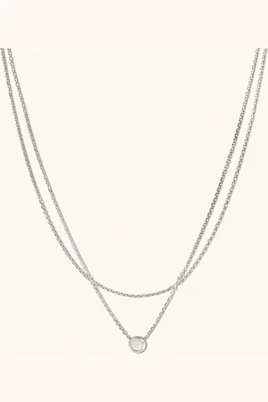 Mejuri Layered Opal Necklace