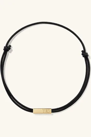 Mejuri Bar Cord Bracelet